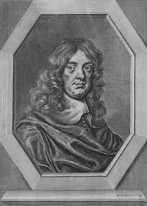 Abraham Cowley , anglický básník (rytina)