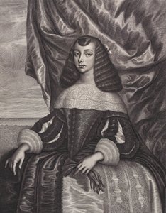 Kateřina z Braganzy, 1662. od William Faithorne