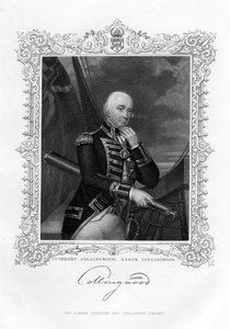 Cuthbert Collingwood, 1. baron Collingwood, britský admirál Royal Navy, 19. století.