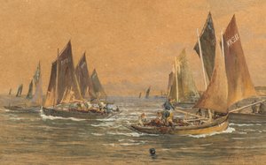 Rybářské lodě od William Fleming Vallance