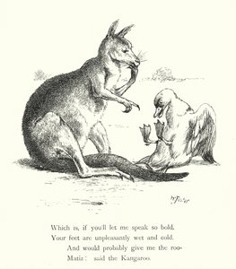 The Duck And The Kangaroo (rytina)