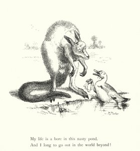 The Duck And The Kangaroo (rytina)