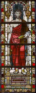 Okno s výstavou Apelles od William Francis Dixon