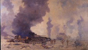Bitva u El Alameinu od William Francis Longstaff