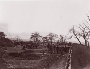 Poblíž Dutch Gap, Virginie. Fort Brady, ca. 1865.