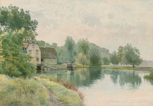 Houghton Mill na řece Ouse, 1914