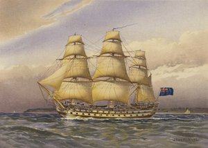 Bitevní loď, asi 1760