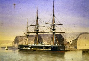 H.M.S. Kapitán od William Frederick Mitchell