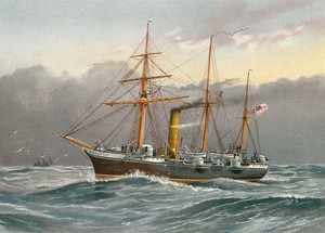 HMS Nymphe (Demolice) od William Frederick Mitchell