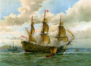 Bitevní loď Royal Navy, c1650 c1890-c1893.