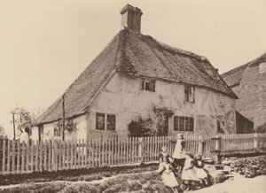 V Burwash, Sussex (čb fotografie) od William Galsworthy Davie