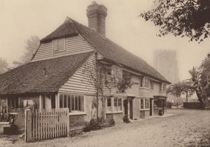 V Hawkhurstu, Kent (čb fotografie) od William Galsworthy Davie