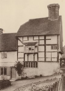 V Petworthu, Sussex (čb fotografie) od William Galsworthy Davie
