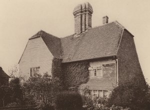 Collins Farm, Sissinghurst, Kent (čb fotografie)