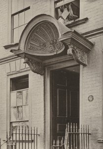 Dveře, Bristol (černobílá fotografie) od William Galsworthy Davie