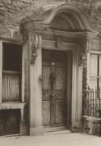Doorway, Stamford, Northants (černobílá fotografie) od William Galsworthy Davie