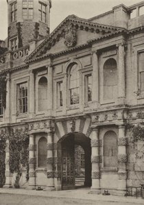 Doorway, The Gateway, Castle Ashby, Northants (č/b foto) od William Galsworthy Davie