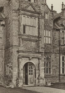 Doorway, The South Doorway, Wakehurst Place, Sussex (černobílá fotografie) od William Galsworthy Davie