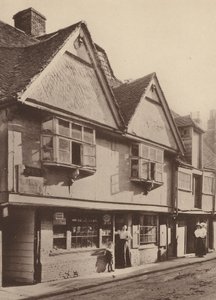 V North Lane, Canterbury, Kent (čb fotografie) od William Galsworthy Davie