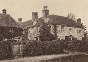 Market Cross House, Hawkhurst, Kent (čb fotografie) od William Galsworthy Davie
