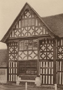 "The Middle House", Mayfield, Sussex, datováno 1575 (čb fotografie) od William Galsworthy Davie
