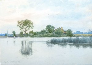 Přes řeku Ouse do Hemingford Abbots od William Garden Fraser