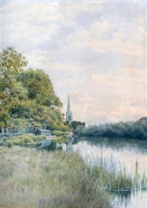 Kostel Všech svatých z přívozu, Hemingford Grey od William Garden Fraser