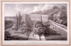 Pohled na Kensington House Lunatic Asylum, kolem roku 1830 od William Gauci