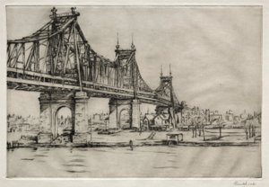 Queensboro Bridge, New York od William George Reindel