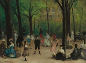 Lucemburská zahrada od William Glackens
