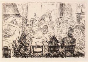 Nebylo slyšet nic než rachot talířů a vidliček od William Glackens