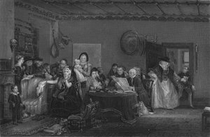 Reading the Will, c1820.