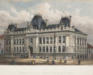 Radnice, Wolverhampton, kolem roku 1871