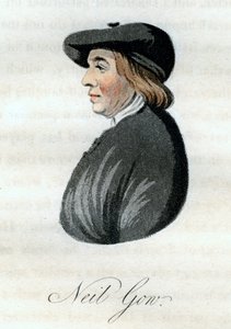 Neil Gow, skotský hráč na housle, 1800.