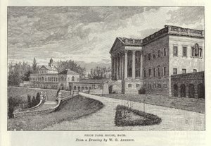Prior Park House v Bath od William Grylls Addison