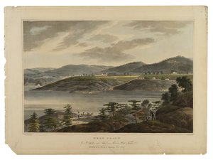 West Point, č. 16 of the Hudson River Port-Folio, ryl I. Hill, nedatováno