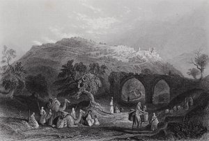 The Hill of Samaria (rytina) od William H. Bartlett