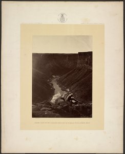 Grand Cañon řeky Colorado, ústí Kanab Wash, pohled na západ od William H. Bell