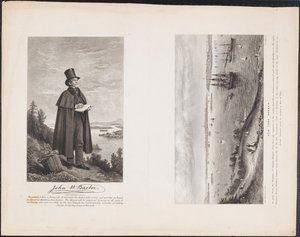 A. John W. Barber; B. New York Harbor, cca 1849 (rytina) od William H. Dougal