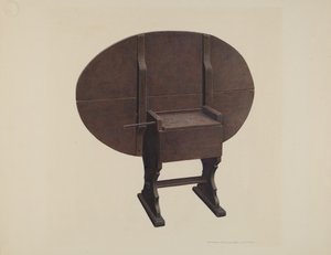 Jídelní stůl, 19351942. od William H Edwards