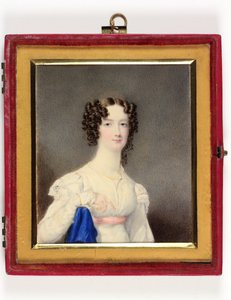 Mladá dáma nazývaná dcerou 4. vévody z Portlandu (smalt) od William H. Patten