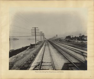 Main Line podél Susquehanny u Steeltonu od William H. Rau