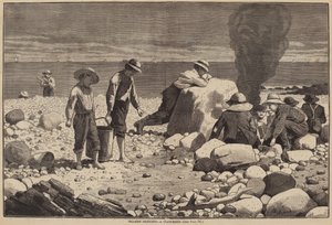 Náčrtky na mořské straně - A Clam-Bake od William H. Redding after Winslow Homer