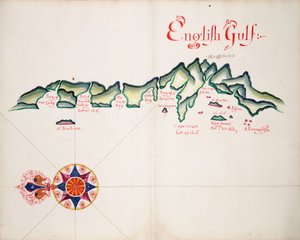 Anglický záliv, jihoamerické pobřeží Tichého oceánu od William Hack