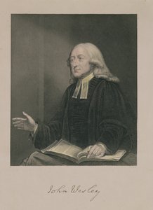 Portrét Johna Wesleyho (1703-91) vyrytý Williamem Hollem (1807-71) hospoda. od A. Fullarton und Co. od William Hamilton
