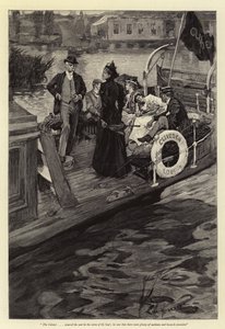 Plavba po Temži od William Hatherell