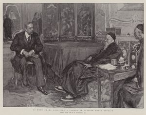 Li Hung Chang přijímá návštěvu na Carlton House Terrace od William Hatherell