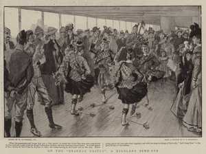 Na hradě Braemar, Highland Send-off od William Hatherell