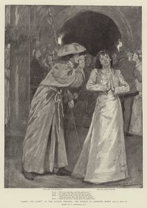 Romeo a Julie v divadle Lyceum, Maska v Capuletově domě, I. dějství, V. scéna od William Hatherell