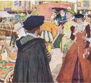 Shakespeare si všímá pošetilé módy feťáků na Ludgate Hill z My Magazine, pub. 1922